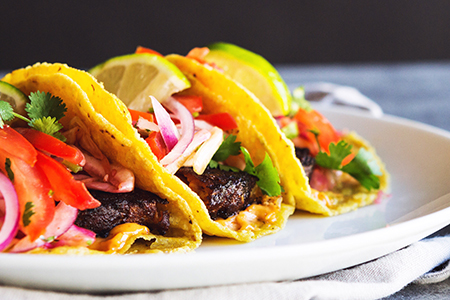 Tacos fagioli neri