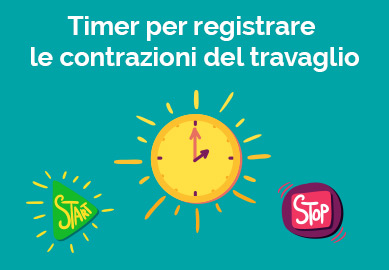 Timer per registrare le contrazioni del travaglio