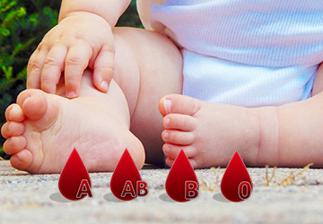 Calcola il gruppo sanguigno del bebè.